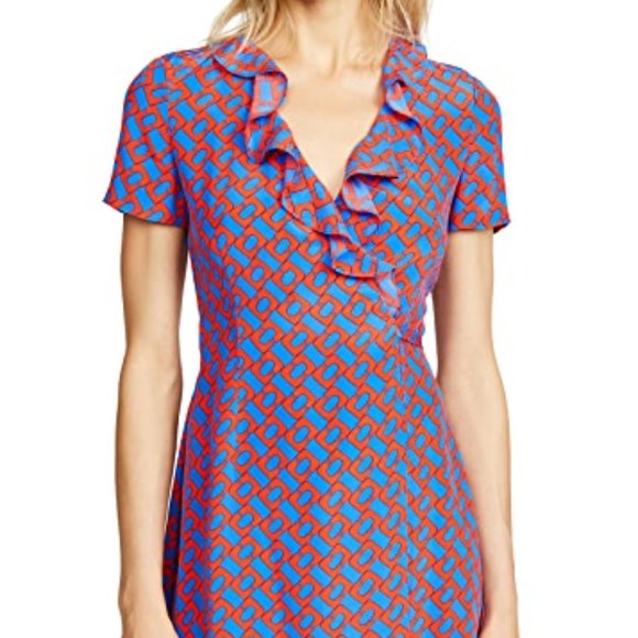 Diane von Furstenberg Savilla Chainlink Dress - Picture 2 of 4